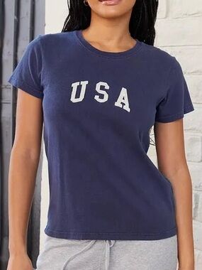 Navy Brandy Melville USA Hailie Top